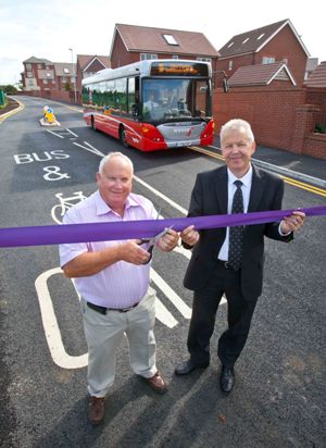 The opening of the Cheswick Bus Link