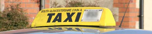 Taxi roof sign