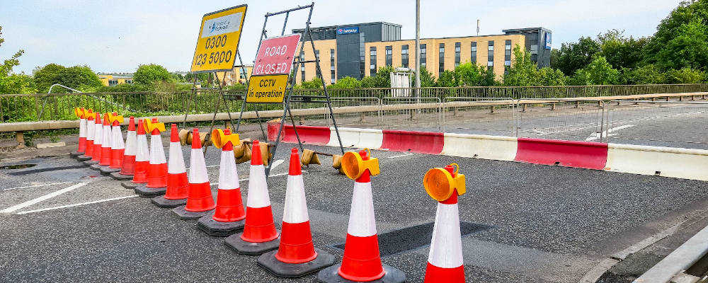 A432 Badminton Road M4 overbridge closure